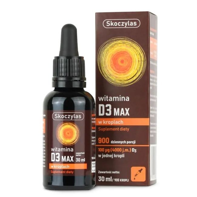 Skoczylas Witamina D3 Max suplement diety w kroplach 30ml
