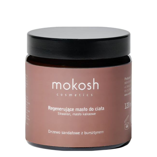 Mokosh Regenerujące masło do ciała Drzewo sandałowe z bursztynem 120ml