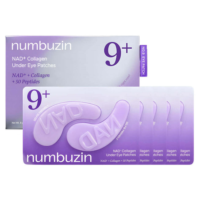 Numbuzin No.9 NAD+ Collagen Under Eye Patches liftingujące płatki pod oczy z kolagenem 5 par
