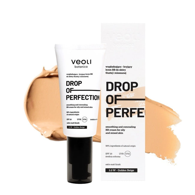Veoli Botanica Drop Of Perfection wygładzająco-kryjący krem BB do skóry tłustej i mieszanej