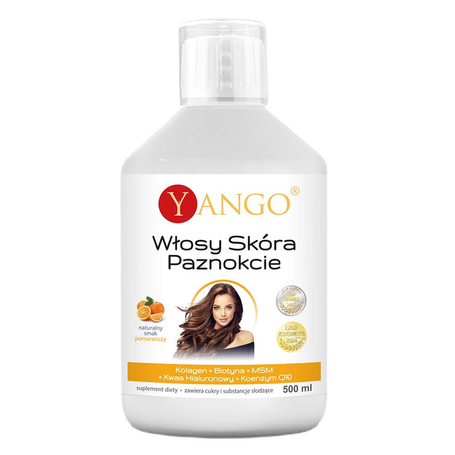 Yango Włosy Skóra Paznokcie suplement diety w płynie 500ml