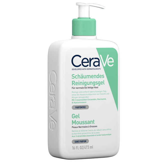 CeraVe Oczyszczający żel do mycia dla skóry normalnej i tłustej 473ml