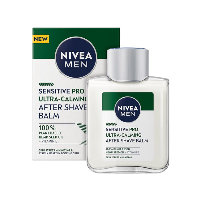 Nivea Men Hemp Sensation zestaw balsam po goleniu 100ml + pianka do golenia 200ml + krem nawilżający 75ml