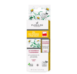 Floslek Żel do powiek i pod oczy ze świetlikiem i rumiankiem 15ml