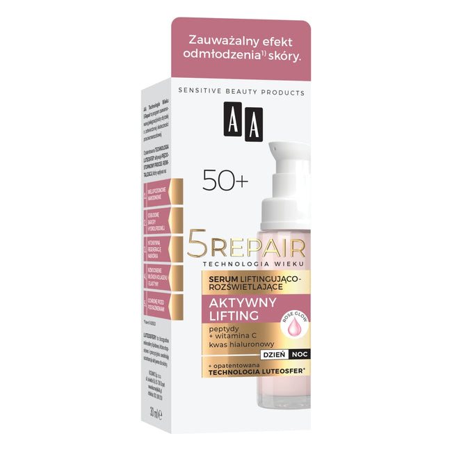AA Technologia Wieku 50+ serum liftingująco-rozświetlające 30ml