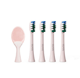 Lovio SonicProtect PRO końcówki do szczoteczki sonicznej miękkie Różowe LVTB124PK-HS 5szt