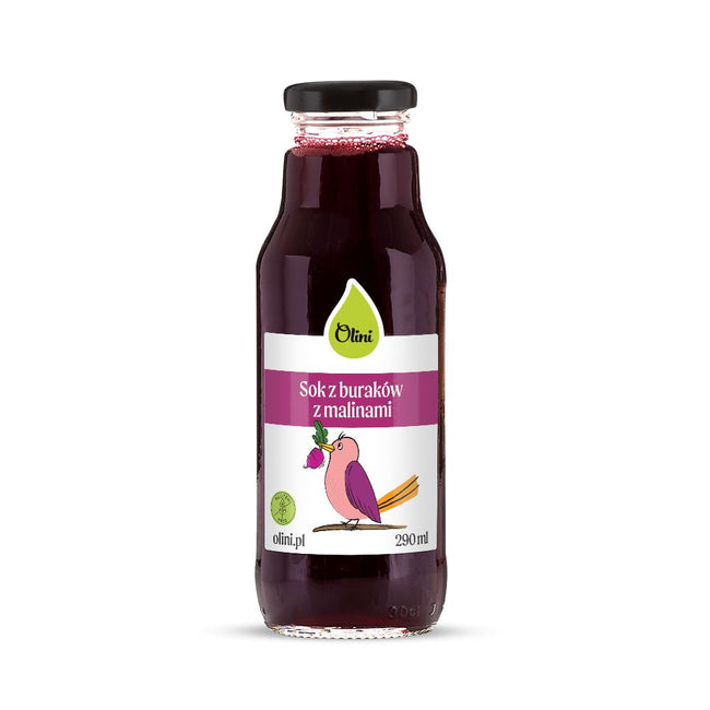 Olini Sok z buraków z malinami dla dzieci 290ml