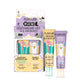 Floslek Vege Lip Care zestaw odżywienie ust w 2 krokach cukrowy scrub bezstresowy limonkowy + maska do ust stylowa gruszkowa 2x14g