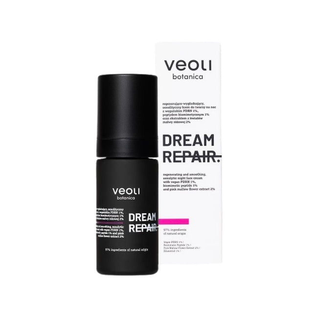 Veoli Botanica Dream Repair regenerująco-wygładzający senolityczny krem do twarzy na noc 30ml