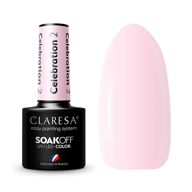 Claresa Soak Off UV/LED Celebration lakier hybrydowy