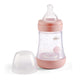 Chicco Perfect5 butelka antykolkowa ze smoczkiem silikonowym przepływ wolny 0m+ Girl 150ml