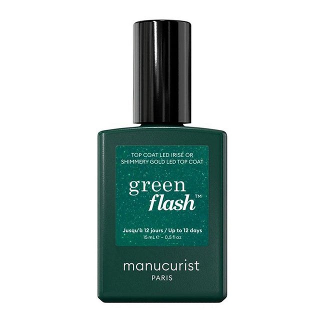 Manucurist Green Flash lakier nawierzchniowy Shimmery Gold 15ml