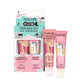 Floslek Vege Lip Care zestaw odnowa ust w 2 krokach cukrowy scrub nastrojowy wiśniowy + maska do ust cytrynowa odnowa 2x14g