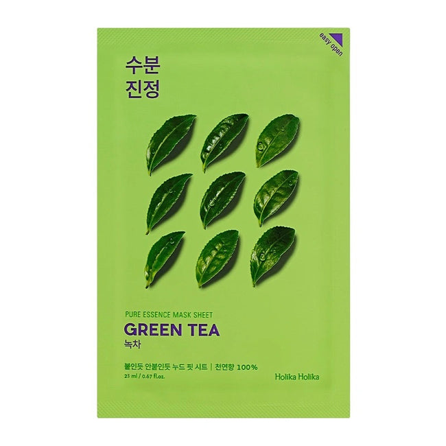 HOLIKA HOLIKA Pure Essence Mask Sheet Green Tea przeciwzapalna maseczka z ekstraktem z zielonej herbaty 20ml