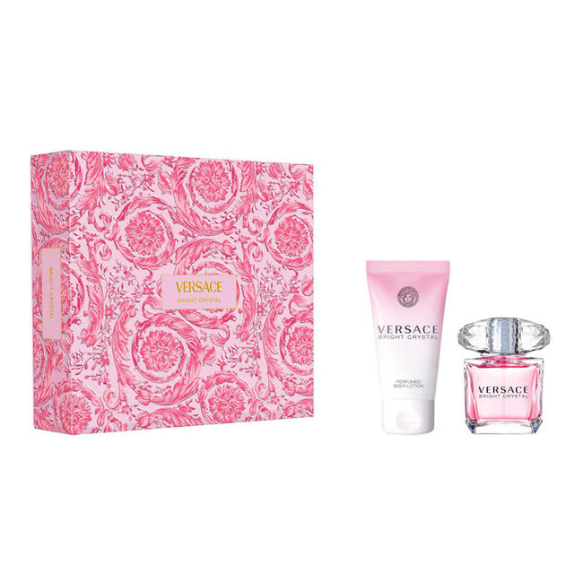 Versace Bright Crystal zestaw woda toaletowa spray 30ml + balsam do ciała 50ml