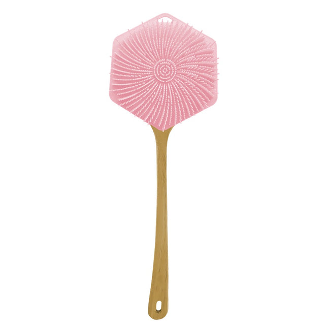 Glov Bubble Burst 3w1 silikonowa myjka i masażer do ciała skóry głowy i pleców Pink