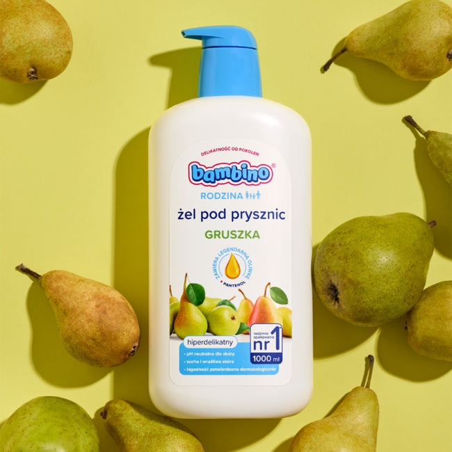 Bambino Rodzina żel pod prysznic hiperdelikatny Gruszka 1000ml
