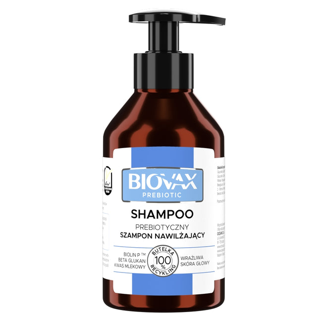 BIOVAX Prebiotic prebiotyczny szampon nawilżający do wrażliwej skóry głowy 200ml