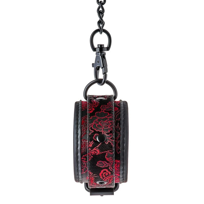 Dream Toys Blaze Deluxe Ankle Cuffs kajdanki na kostki do krępowania Czerwone