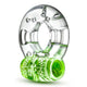 Blush Play With Me Arouser Vibrating C-Ring wibrująca opaska na penisa Green