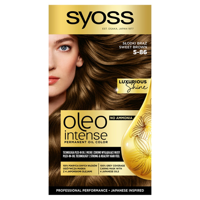 Syoss Oleo Intense farba do włosów trwale koloryzująca z olejkami