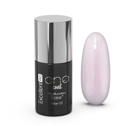 Excellent PRO One Coat Multifunction Fiber Base baza hybrydowa z włóknami Delicate Pink 7g