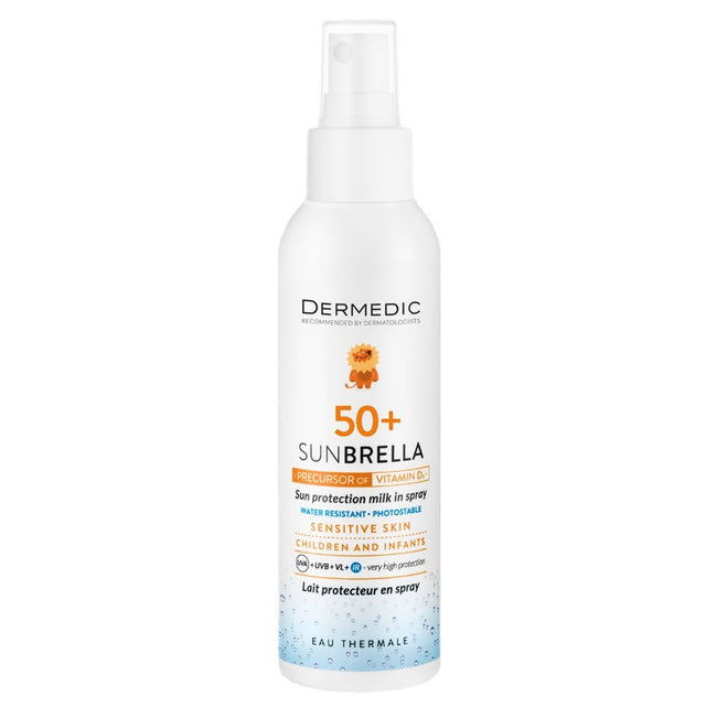 DERMEDIC Sunbrella mleczko ochronne dla dzieci w sprayu SPF50+ 150ml