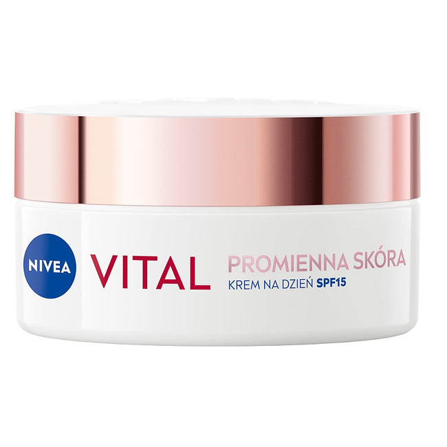 Nivea Vital Promienna Skóra przeciwzmarszczkowy krem na dzień SPF15 50ml