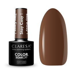 Claresa Color Soak Off UV/LED Stay Cosy lakier hybrydowy