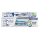 White Glo Antibacterial Protect Mouthwash antybakteryjna wybielająca pasta do zębów 150g/100ml + szczoteczka