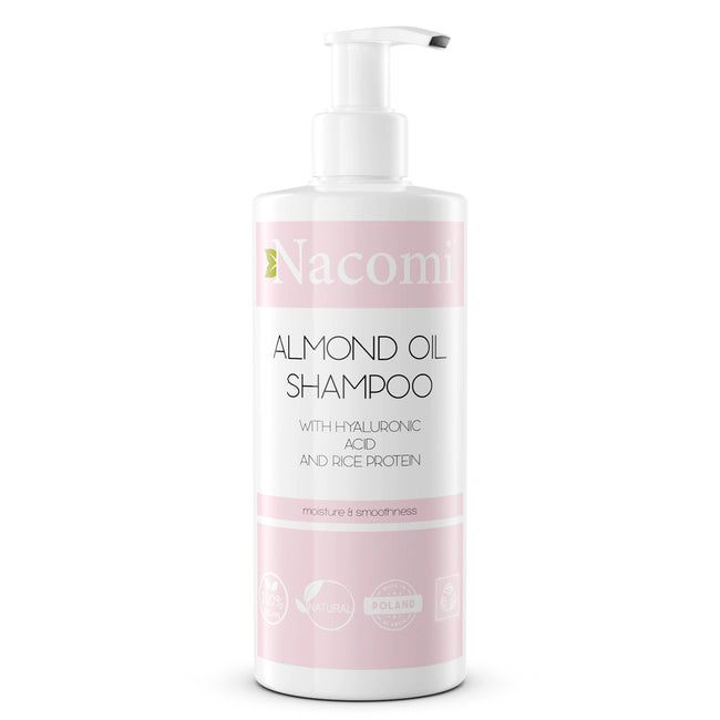 Nacomi Szampon do włosów z olejem ze słodkich migdałów 250ml