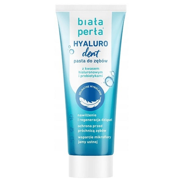 Biała Perła Hyaluro Dent pasta do zębów z kwasem hialuronowym i probiotykami 75ml