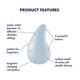 Satisfyer Dew Drop stymulator łechtaczki Blue