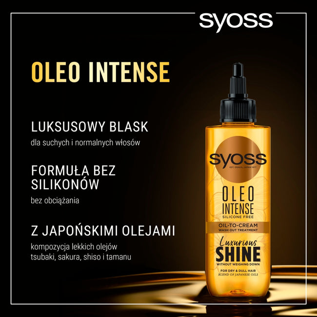 Syoss Oleo Intense kuracja do spłukiwania 200ml