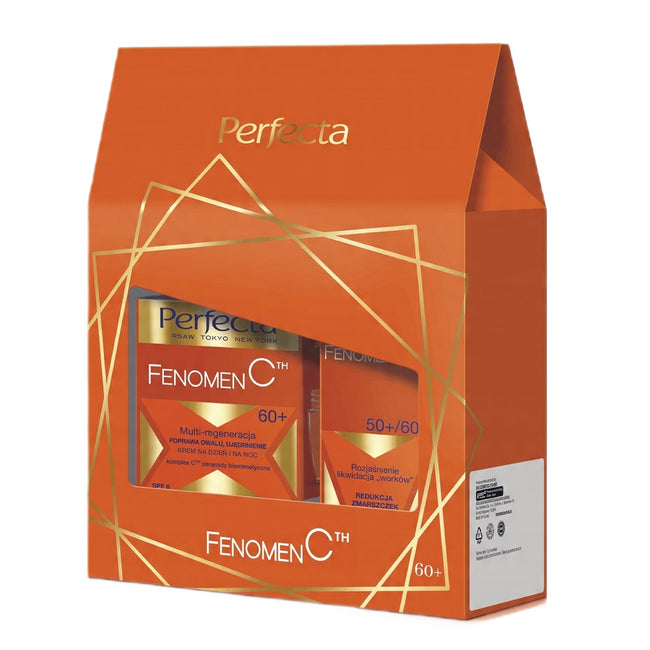 Perfecta Fenomen C 60+ zestaw krem na dzień i noc 50ml + krem pod oczy i na powieki 15ml