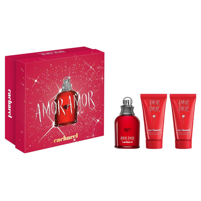 Cacharel Amor Amor zestaw woda toaletowa spray 50ml + balsam do ciała 2x50ml