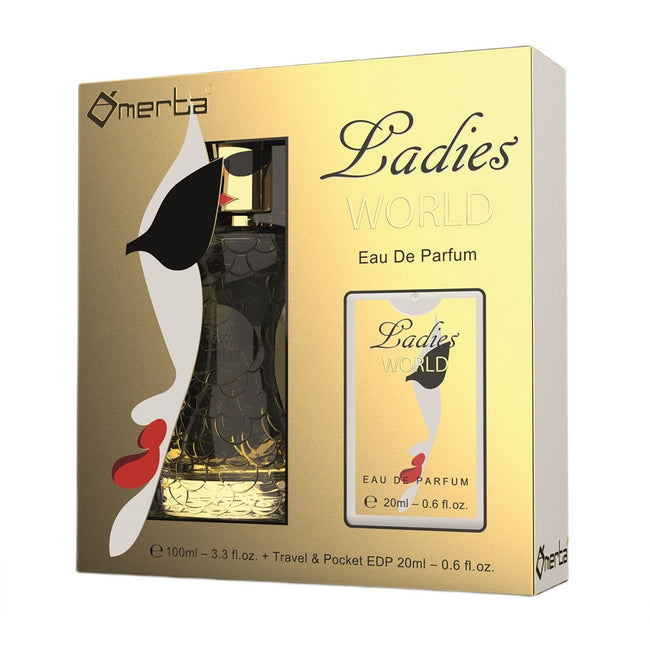Omerta Ladies World zestaw woda perfumowana spray 100ml + woda perfumowana spray 20ml