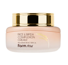 FarmStay Rice & Bifida Complexion Cream nawilżająco-odżywczy krem do twarzy z ryżem i fermentami 55ml