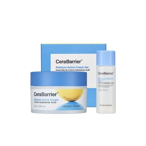 HOLIKA HOLIKA CeraBarrier Moisture Active Cream Special Edition zestaw krem do twarzy 50ml + tonik do twarzy 30ml