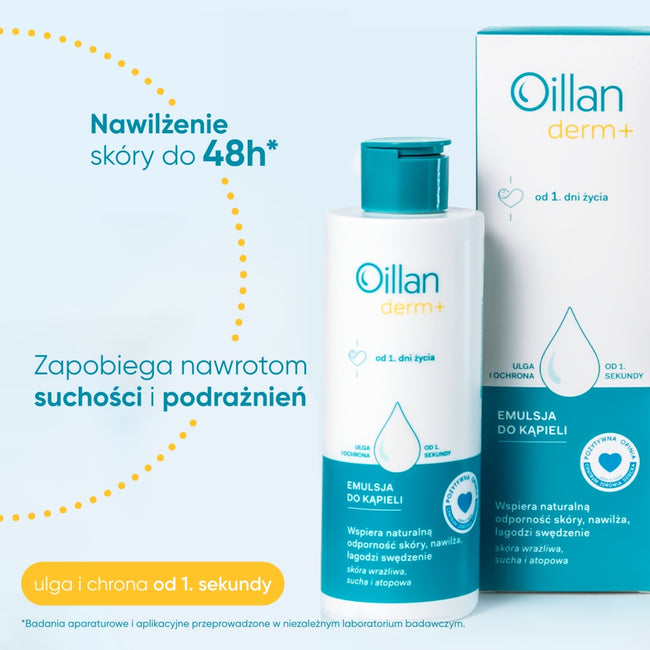 Oillan Derm+ emulsja do kąpieli 400ml