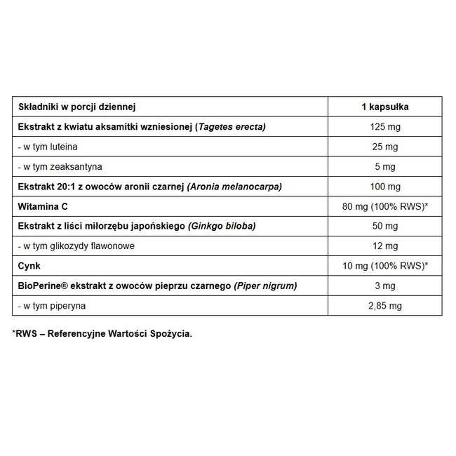 Pharmovit Optikan™ wzrok suplement diety 60 kapsułek