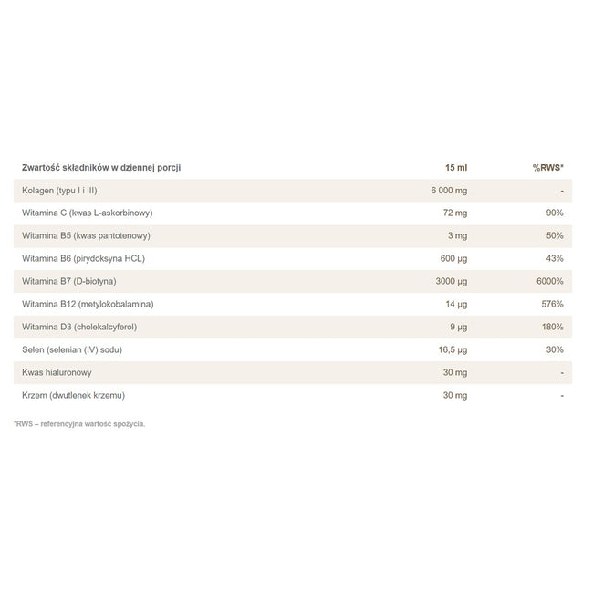 Yango Kolagen dla mężczyzn 6 000 mg suplement diety w płynie 500ml