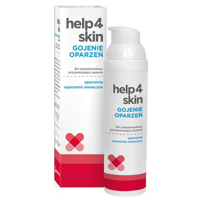 Help4Skin Gojenie Oparzeń żel hydrokoloidowy przyspieszający gojenie oparzeń 75g
