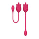 B-Series Magic Licking Massager With Vibrating Egg stymulator z języczkiem i wibrującym jajkiem Pink