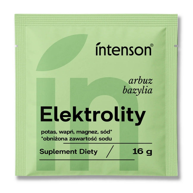 Intenson Elektrolity z obniżoną zawartością sodu suplement diety 16g