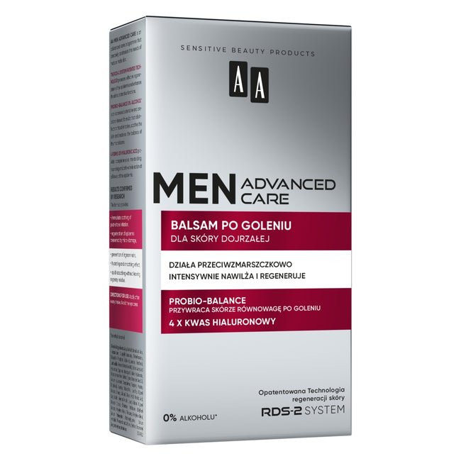 AA Men Advanced Care balsam po goleniu dla skóry dojrzałej 100ml