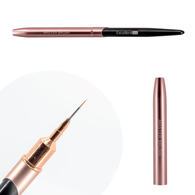 Excellent PRO Master Brush pędzelek do zdobień 5mm Pink & Black