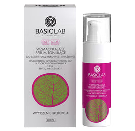 BasicLab Esteticus wzmacniające serum tonujące do skóry naczynkowej i wrażliwej 30ml