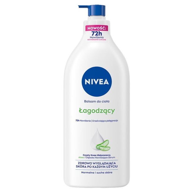 Nivea Łagodzący balsam do ciała z pompką z Aloesem 625ml