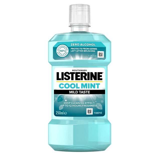 Listerine Cool Mint Mild Taste płyn do płukania jamy ustnej 250ml